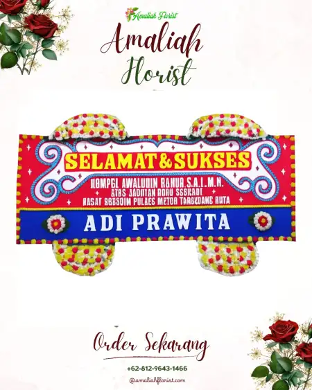 Papan Bunga Ucapan Selamat Nampudadi